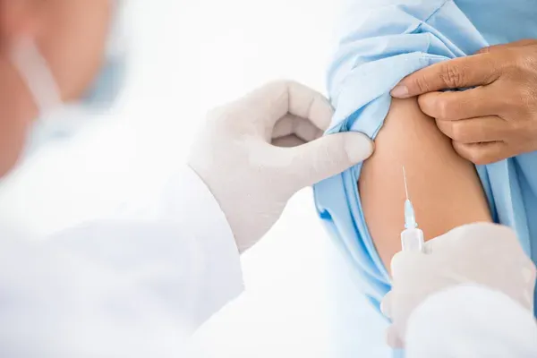 stock photo medical injection